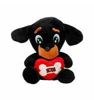 Kalpli Peluş Köpek 30 cm (Karışık)
