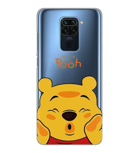 Xiaomi Redmi Note 9 Uyumlu Winnie The Pooh Desenli Şeffaf Telefon Kılıfı