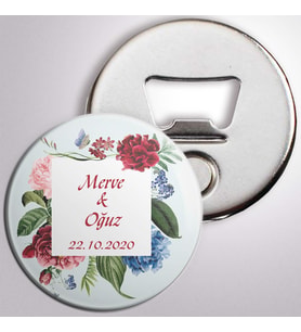 Yuvarlak Açacak Magnet Nişan Konsept