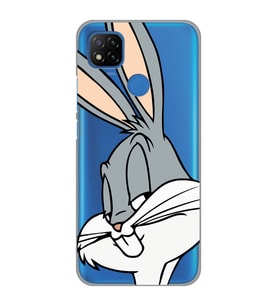 Redmi 9C / Redmi 10A Uyumlu Bugs Bunny Desenli Şeffaf Telefon Kılıfı