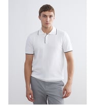 LCWAIKIKI Classic Beyaz Polo Yaka Erkek Triko Tişört