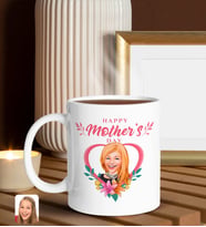 BK Gift Kişiye Özel Anneler Günü Karikatürlü Beyaz Kupa Bardak, Anneye Hediye, Anneler Günü Hediyesi-5