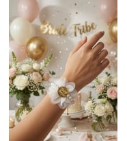 Bride Team İncili Kurdaleli Bileklik Bekarlığa Veda Bridal Shower Aksesuarı