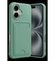 iPhone 17 Kelvin Kartvizitli Silikon - Açık Yeşil