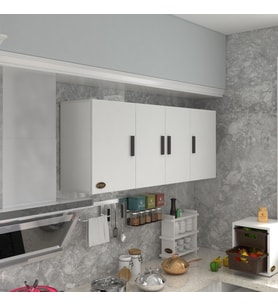 Kenzlife hazır mutfak marina byz 060*150*22 mutfak banyo dolabı kapaklı raflı (Karışık)