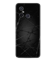 Xiaomi Redmi 12C Kılıf Silikon Desen Özel Seri Dikenli Tel 1779