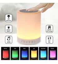 CL-671 Büyük Boy Dokunmatik Taşınabilir RGB Led Bluetooth Hoparlör Aux/USB / Sd Kart