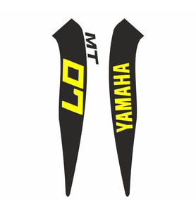Yamaha Mt07 2014 - 2017 Uyumlu Sarı Depo Sticker Set