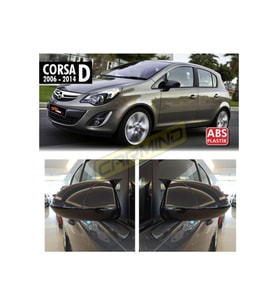 Opel Corsa D Batman Yarasa Ayna Kapağı Piano Black 2006-2014
