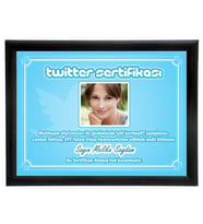 Kişiye Özel Fotoğraflı Twitter Sertifikası
