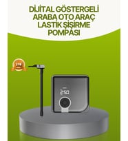 Dijital Ekranlı Taşınabilir Akıllı Araç Ha Kompresörü