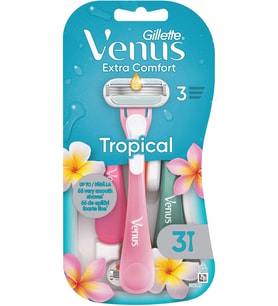 Venus Extra Comfort Tropical Kullan At Tıraş Bıçağı, 3'li Paket