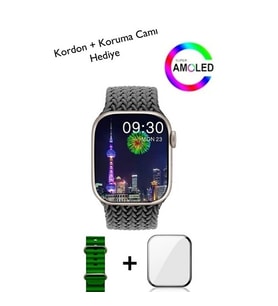 Watch 8 Series HK9 Pro Amoled Ekran Akıllı Saat (Siyah)