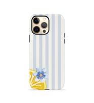 iPhone 12 Pro Max Vorian Çift Katmanlı Kılıf Blue Lemon Blossom