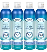 Tena Proskin Vücut Temizleme Köpüğü 400 ML (3 in 1 Arada) (4 Lü Set)