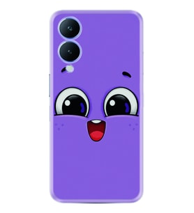 Vivo Y17S Kılıf Silikon Desen Özel Seri Purple Sweety 1717
