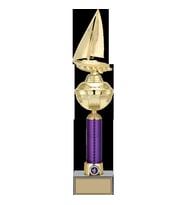 ODAK KUPA - Figürlü Kupalar - Yelken Figürlü Kupalar FG-059 A - 48 cm