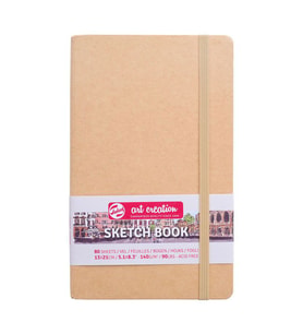 Talens Art Creation Sketchbook Sert Kapak Eskiz Defteri 140 gr 13x21 cm 80 yp KRAFT 