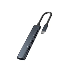 Zuidid 5 In 1 Dönüştürücü Hub USB 3.0 + Kart Okuyucu Siyah