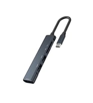 Zuidid 5 In 1 Dönüştürücü Hub USB 3.0 + Kart Okuyucu Siyah