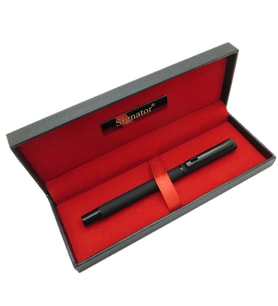 Signator® T477 Mat Siyah Roller Kalem  İsme Özel Kalem  Hediyelik Kalem (Karışık)