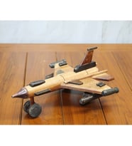 Ahşap Uçak Oyuncak Sayang 25 Cm