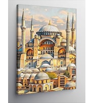 Kanvas Tablo Yağlı Boya Sultanahmet Camii