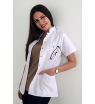 Kısakol Kadın Ceket Boy Hakim Yaka Doktor Öğretmen Laboratuvar Önlüğü
