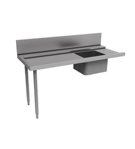 Electrolux Professional Bulaşık Giriş Tezgahı, Tek Evyeli (500x400 Mm), Giyotin Tip Bulaşık Makinesi İçin, Filtrelit, Soldan Sağa - 1800 Mm PTSBHT18L