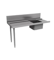 Electrolux Professional Bulaşık Giriş Tezgahı, Tek Evyeli (500x400 Mm), Giyotin Tip Bulaşık Makinesi İçin, Filtrelit, Soldan Sağa - 1800 Mm PTSBHT18L