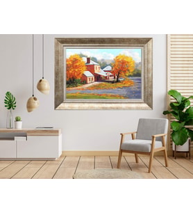 Gümüş Çerçeveli dekoratif Tablo as413