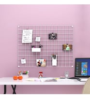 80x60 Tel Pano Metal Fotoğraf Askısı Beyaz 4 Mandal 2 Fotoğraf Kıskacı Hediyeli