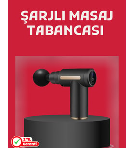 Derin Doku Masaj Tabancası 4 Başlık 6 Kademeli Sessiz Güç Şarjlı Kas Gevşetici