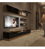 Decoraktiv Trendstyle 5220S Mdf Tv Ünitesi Tv Sehpası - Pera Siyah (Pera - Siyah)