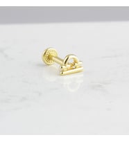 Glorria Altın Terazi Burcu Tragus Piercing