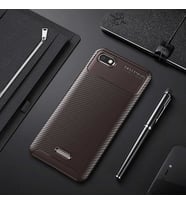 Lexroo Xiaomi Redmi 6A Kılıf Negro Silikon Kılıf - Kahverengi