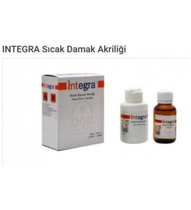 Ankaflex Integra Sıcak Damak Akriliği Diş Hekimliği Fakültesi Öğrencileri Için 80 gr Akrilik + 50 ml Likit
