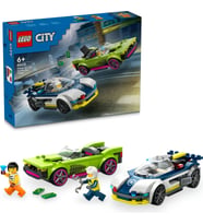 LEGO® City Polis Arabası ve Spor Araba Takibi 60415 -