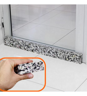 3 Adet Kapı Altı Rüzgar - Kapı Altı İzolasyon Süngeri Kapı Altı Eşik Süngeri Rüzgar Önleyici Sünger