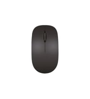 Ergonomik Tasarım Kablosuz Mouse 2.4GHz Laptop Masaüstü Uyumlu (Siyah)