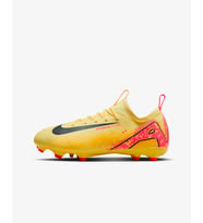 NİKE Jr Mercurial Vapor 16 Academy çocuk krampon Mbappe Fg/Mg Krampon (DAR KALIP) (Sarı)