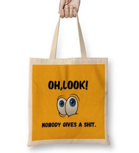 Sarcasm Funny Comment Quotes Gift - Sarcastic Women And Mmen Humorous Saying Bez Çanta Uzun Saplı