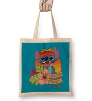 Disney Ohana Means Family Stitch Bez Çanta Uzun Saplı