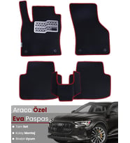 AUDİ E-TRON (2018-2024) Uyumlu EVA Paspas Tam Set–Araca Özel,Su Geçirmez,Kolay Montaj