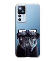 PrintiFy Xiaomi Mi 12T ile Uyumlu Köpek 3 Kamera Korumalı Şeffaf Kılıf