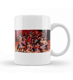 Retro Gladiators With Pugil Sticks Kupa Bardak Porselen