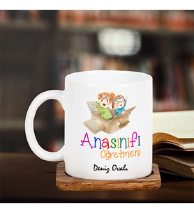 Anasınıfı Öğretmenine Hediye Tasarım Kupa