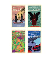 Eylül + Bahar Ve Kelebekler + Esrar-ı Cinayat (günümüz Türkçesiyle) + Siyah Gözler- 4 Kitap Set