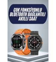 2025 Model Gelişmiş Özellikli Nabız Sensörlü Spor Takibi Yapabilen Titreşimli Saat