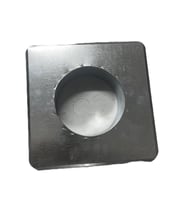KONTEYNER SOBA BORU ÇIKIŞ ZIVANASI KARE İZOCAMSIZ 13CM (20X20)